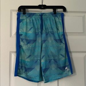 Kids' Blue and Teal Athletic Shorts